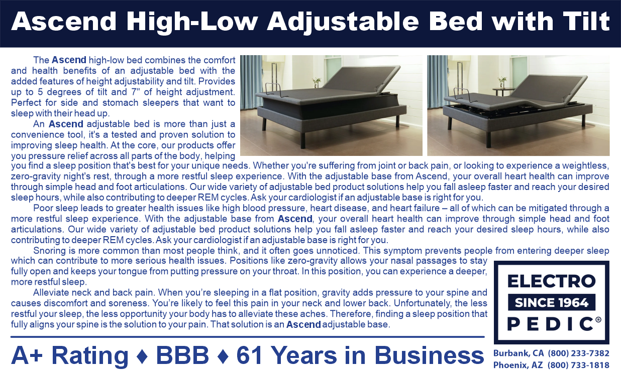 Phoenix Ascend high low electric adjustable hospital bed